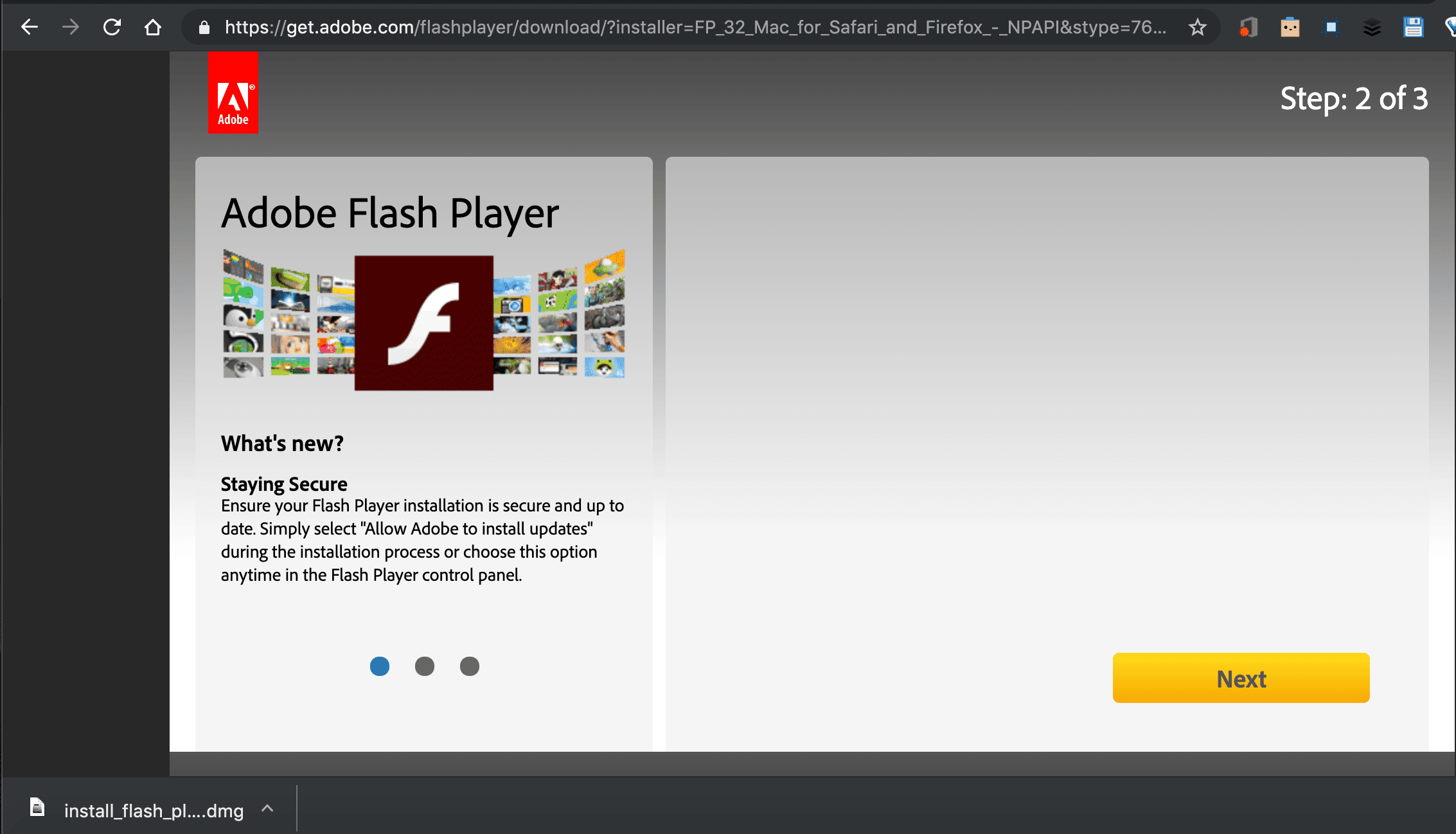 Adobe flash player.dmg mac
